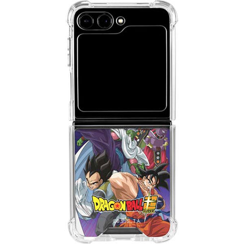 Dragon Ball Super Group Galaxy Z Flip6 Clear Case